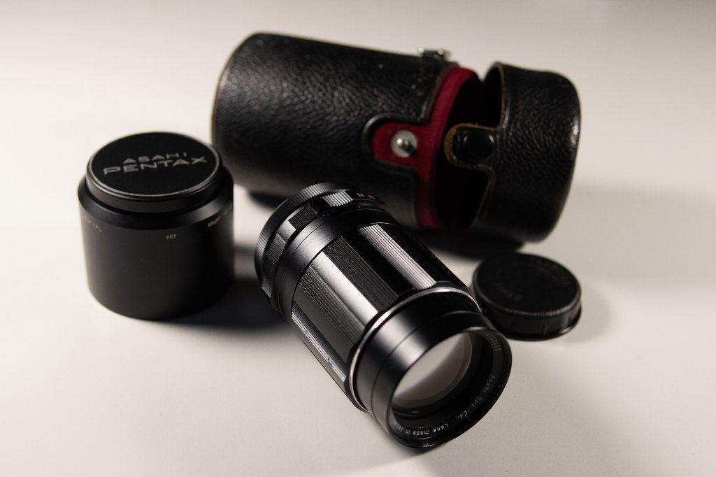 Asahi Pentax Super-Takumar 135mm f/3.5, Audio, Tv en Foto, Fotografie | Lenzen en Objectieven, Beschermhoes/tas, M42, Gebruikt