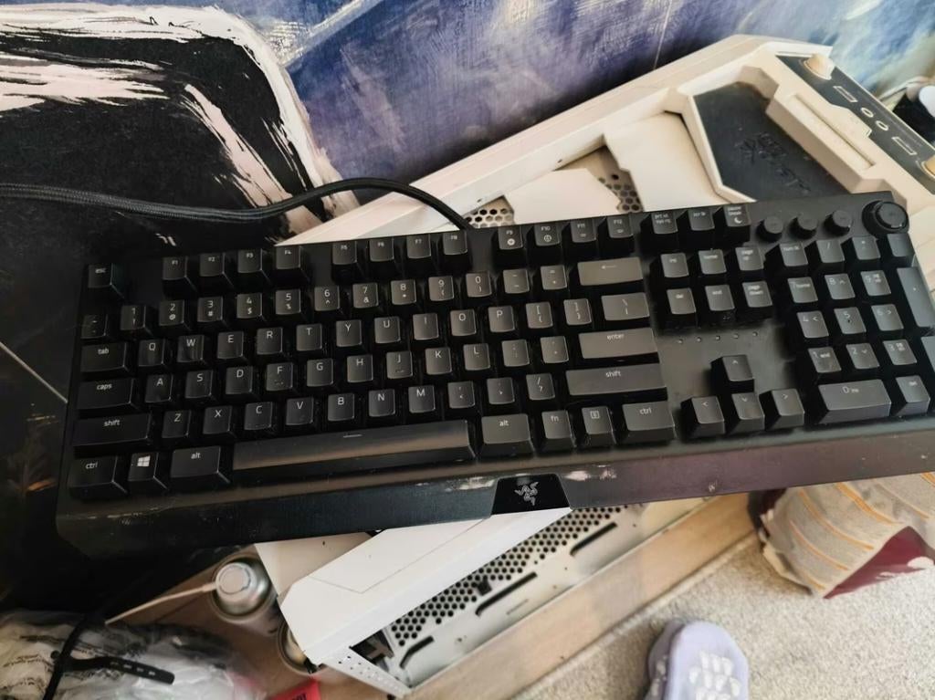 Razer BlackWidow Elite (Razer Yellow) US aangeboden, Gebruikt, Gaming toetsenbord, Azerty, Ophalen of Verzenden