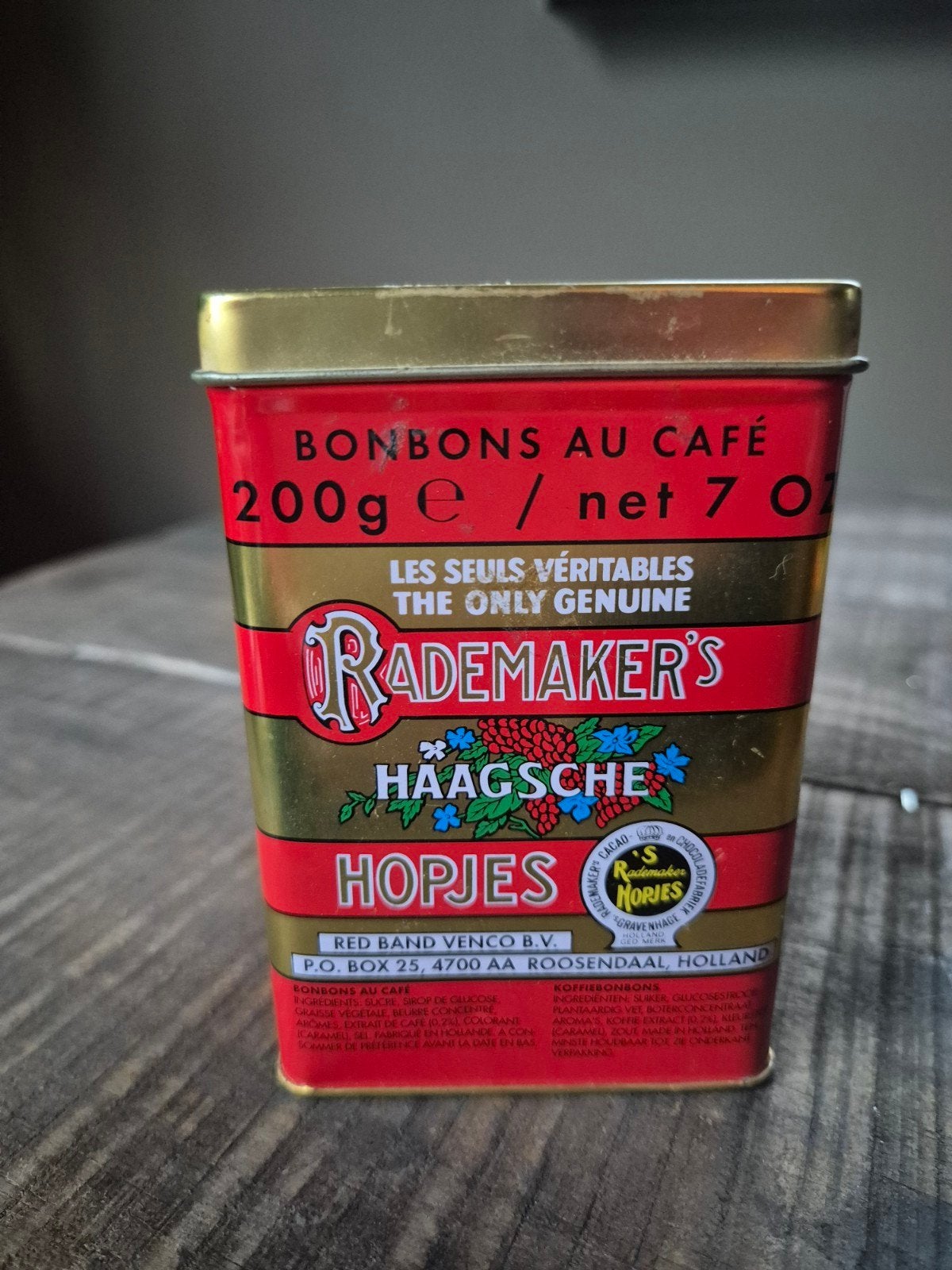rademaker's haagsche hopjes blik, Ophalen of Verzenden, Gebruikt, Overige