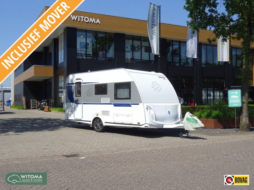 Knaus Sport Silver Selection 420 QD Inclusief mover, Caravans en Kamperen, Caravans, Bedrijf, Treinzit, Tot en met 3, Knaus