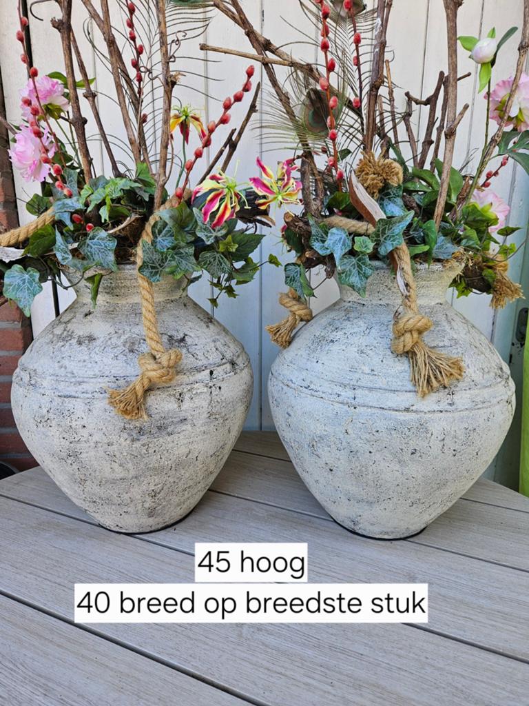 Decoratieve potten, Ophalen, Zo goed als nieuw, Overige kleuren, Overige materialen