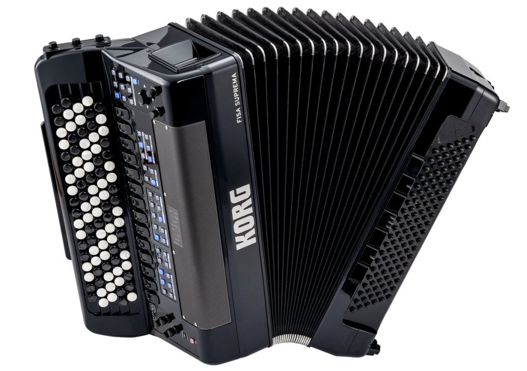 Korg FISA Suprema accordeon direct leverbaar, Niet ingevuld, Ophalen of Verzenden, Knopaccordeon, 120-bas
