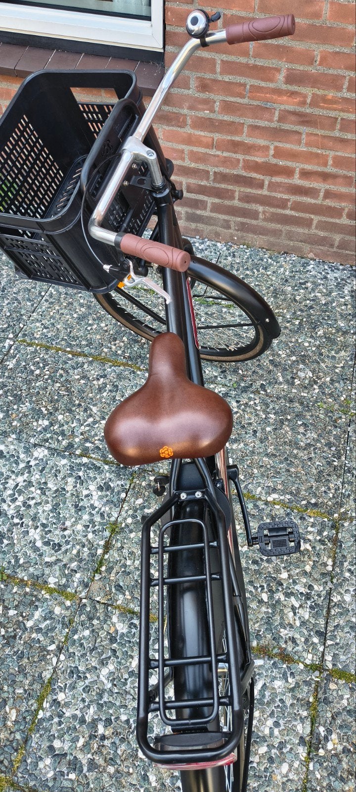 Popal Daily Dutch Basic Damesfiets Zwart, Fietsen en Brommers, Fietsen | Dames | Damesfietsen, Overige merken, 53 tot 56 cm, Velgrem