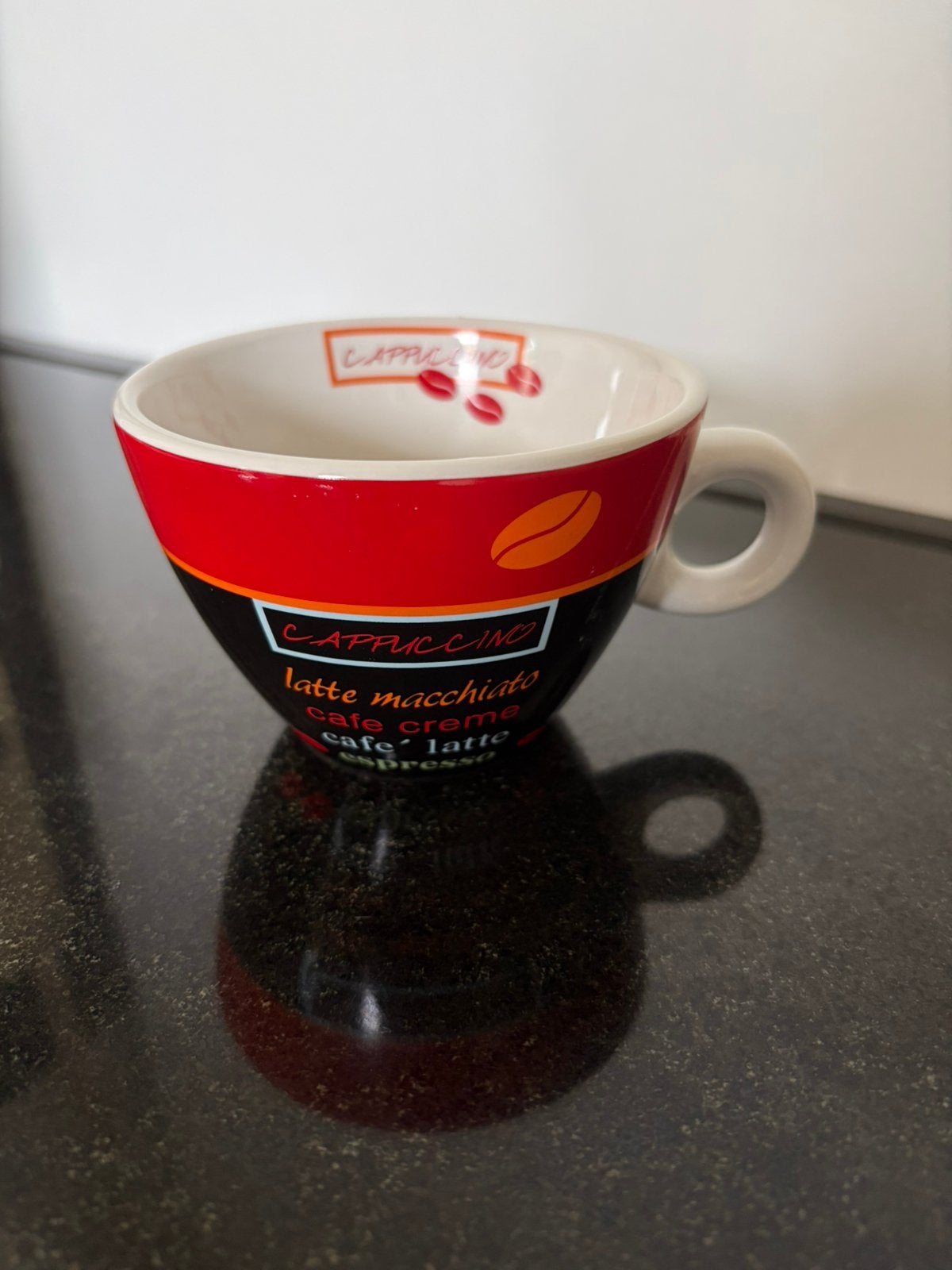 Mooie, nieuwe cappuccino mok, Ophalen of Verzenden, Nieuw, Overige stijlen, Kop(pen) en/of Schotel(s)