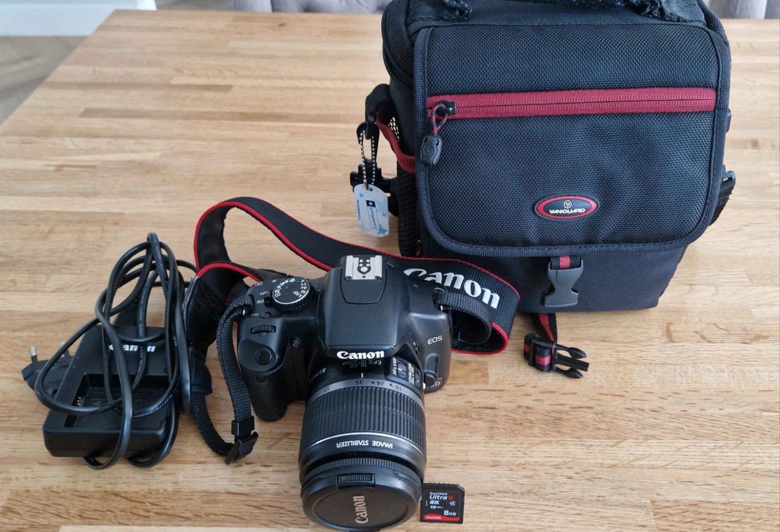Canon EOS 450D Spiegelreflexcamera met lens en accessoires, Audio, Tv en Foto, Fotocamera's Digitaal, Spiegelreflex, Canon, Zo goed als nieuw