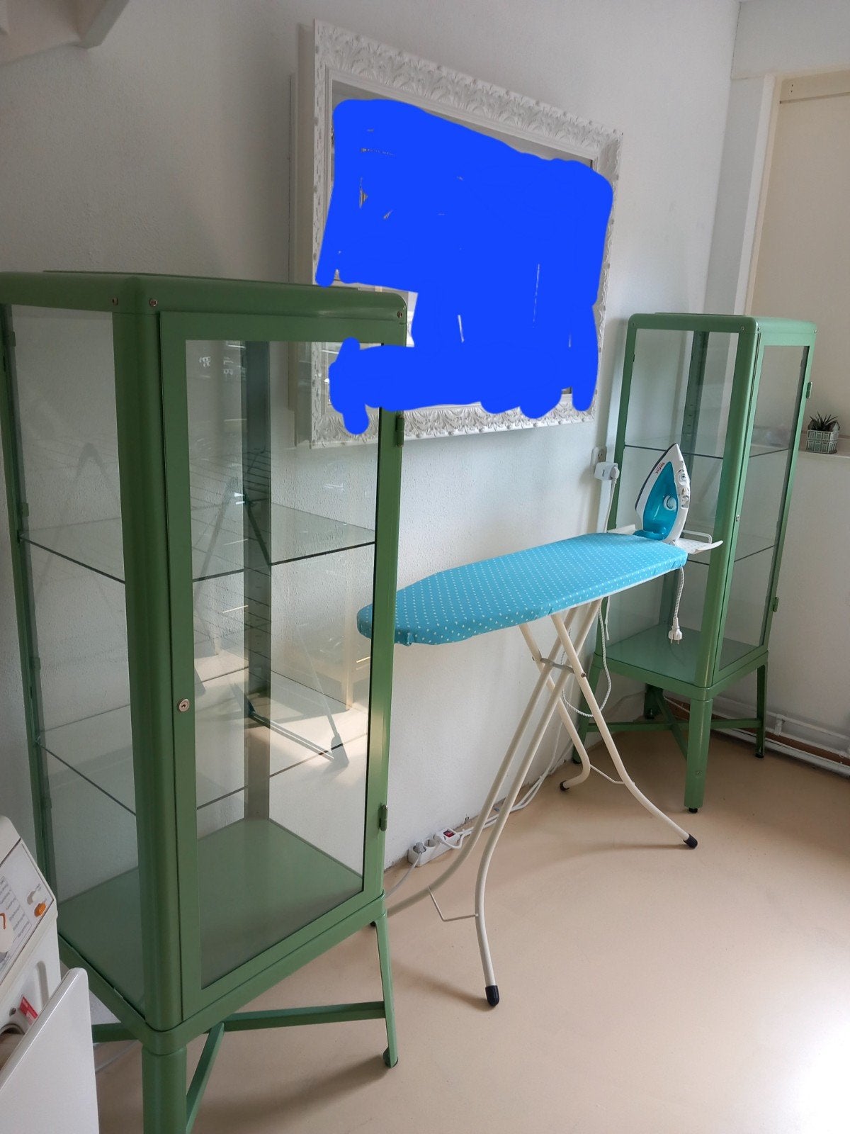 2x IKEA Fabrikör vitrinekasten metaal - uitmuntende staat, Ophalen, 50 tot 100 cm, Metaal, 150 tot 200 cm