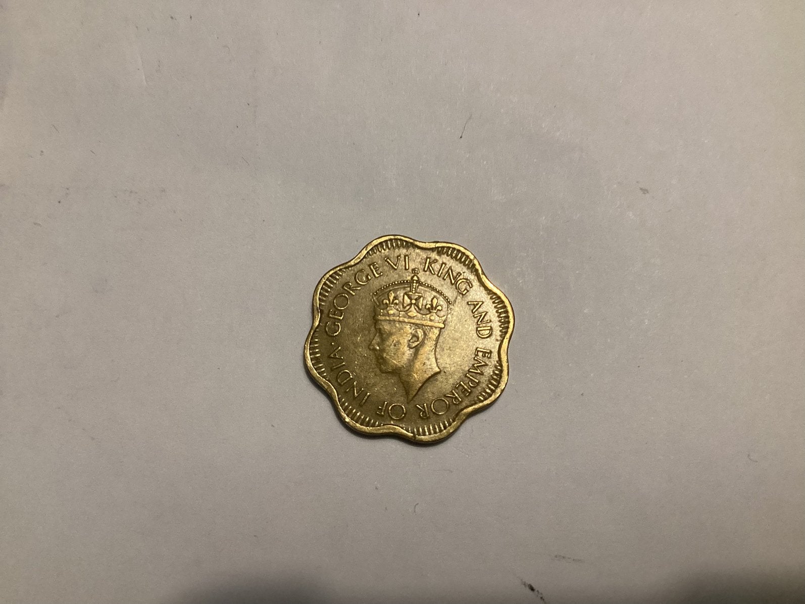Ceylon 10 cent 1944, Ophalen of Verzenden, Zuid-Azië