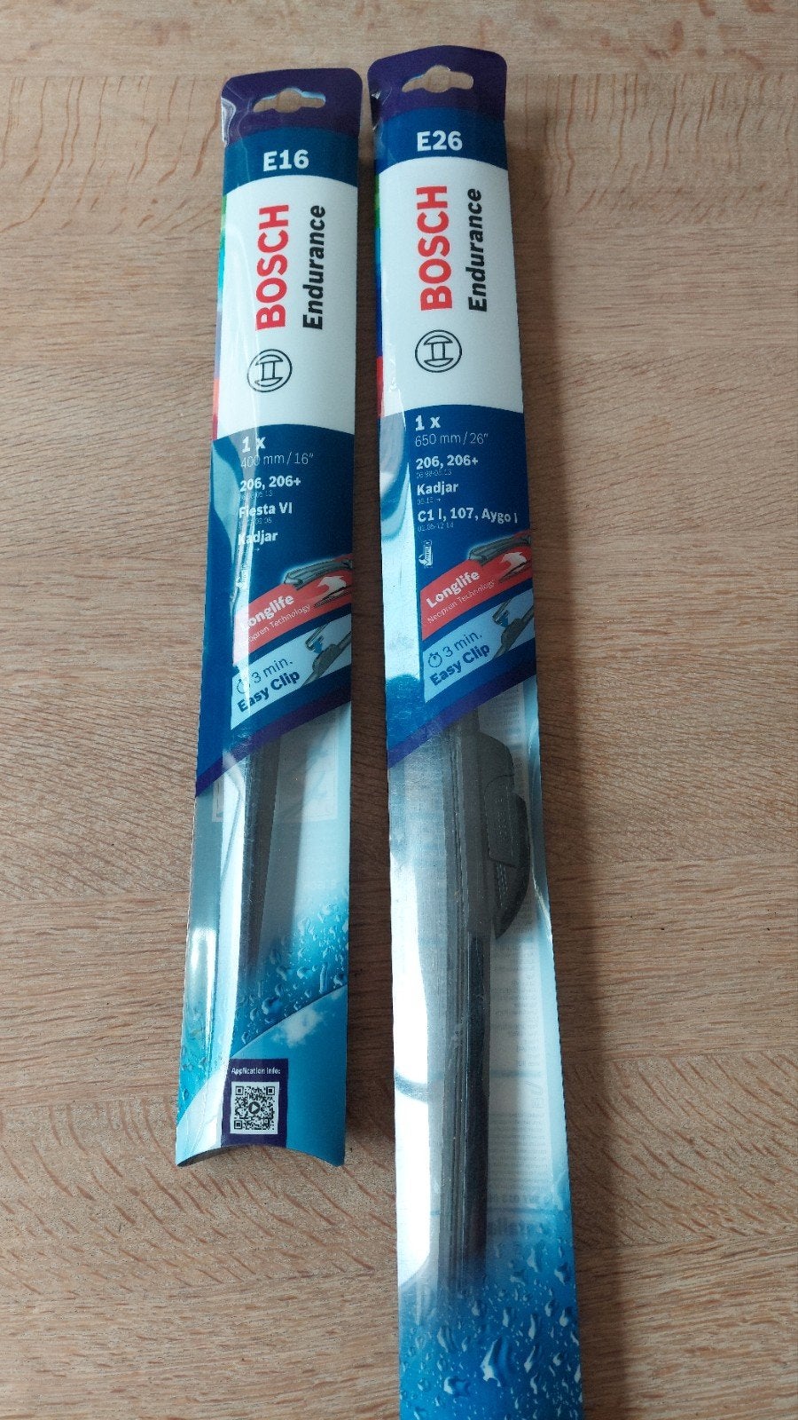 Bosch Endurance ruitenwissers (E16 & E26) - Nieuw, Ophalen, Nieuw, Peugeot