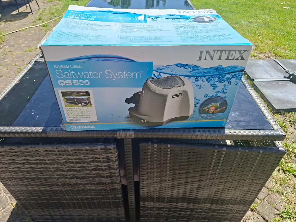 Intex QS500 Zoutwater pomp zwembad, Overige typen, Rechthoekig, Ophalen, 120 cm of meer