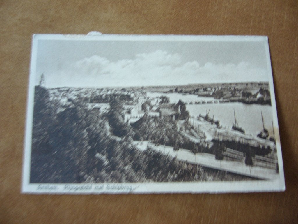 ARNHEM  =  RIJNGEZICHT MET SCHIPBRUG   1932, Ophalen of Verzenden, 1920 tot 1940, Gelopen, Gelderland