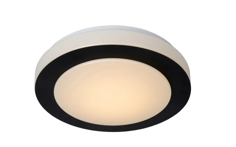 Lucide plafondlamp led Dimy zwart 12W 28,5 cm 3stap dimmer, Huis en Inrichting, Lampen | Plafondlampen, Nieuw, Kunststof, Metaal