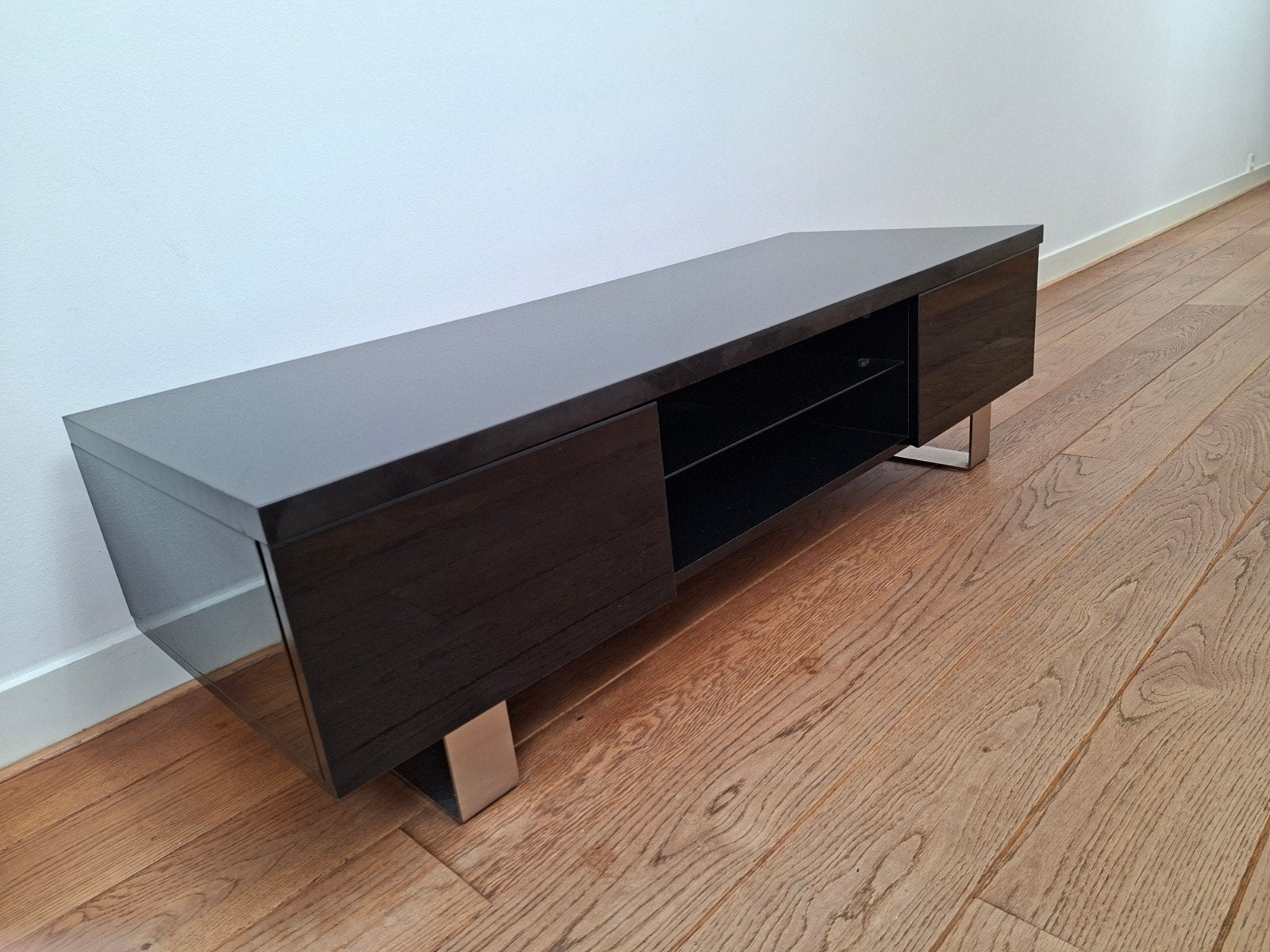 Design TVmeubel, Ophalen, 100 tot 150 cm, Design, Zo goed als nieuw