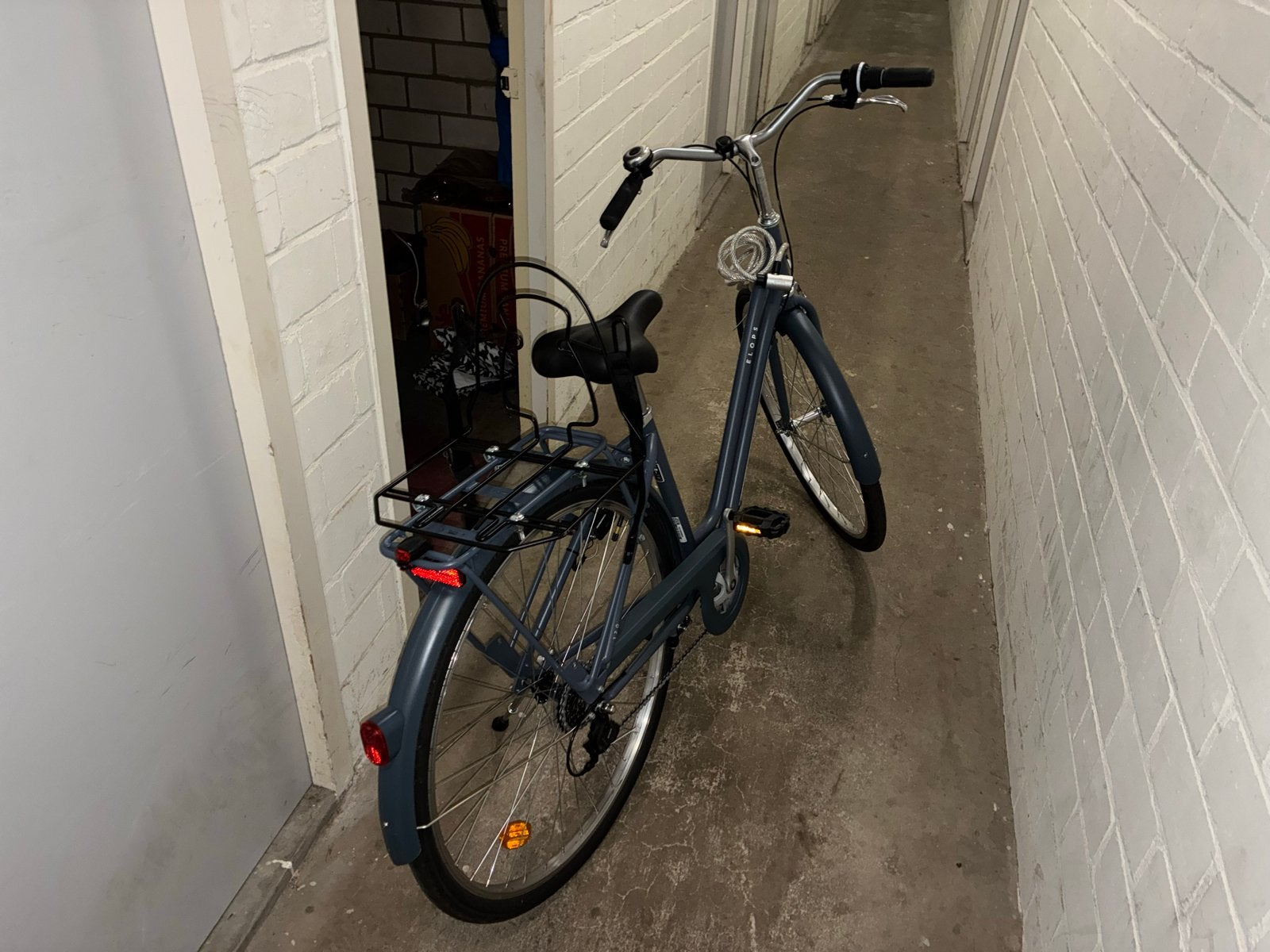 Elops 120 Stadsfiets Dames - Zo goed als nieuw, 53 tot 56 cm, Velgrem, Versnellingen, Zo goed als nieuw