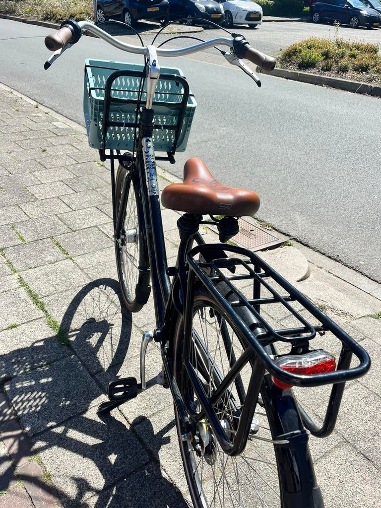 Gazelle fiets met mand voorop, 47 tot 50 cm, Versnellingen, Ophalen of Verzenden, Zo goed als nieuw
