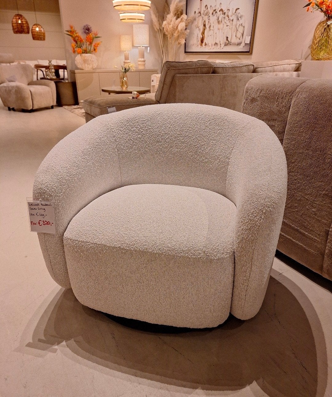 belfast fauteuil, Huis en Inrichting, Fauteuils, Ophalen, Zo goed als nieuw, 75 tot 100 cm, Stof