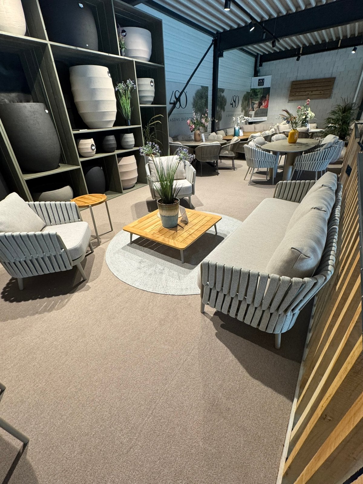 Eva loungeset taste by 4 seasons outdoor winkelmodel, Ophalen, Loungeset, 5 zitplaatsen, Overige materialen