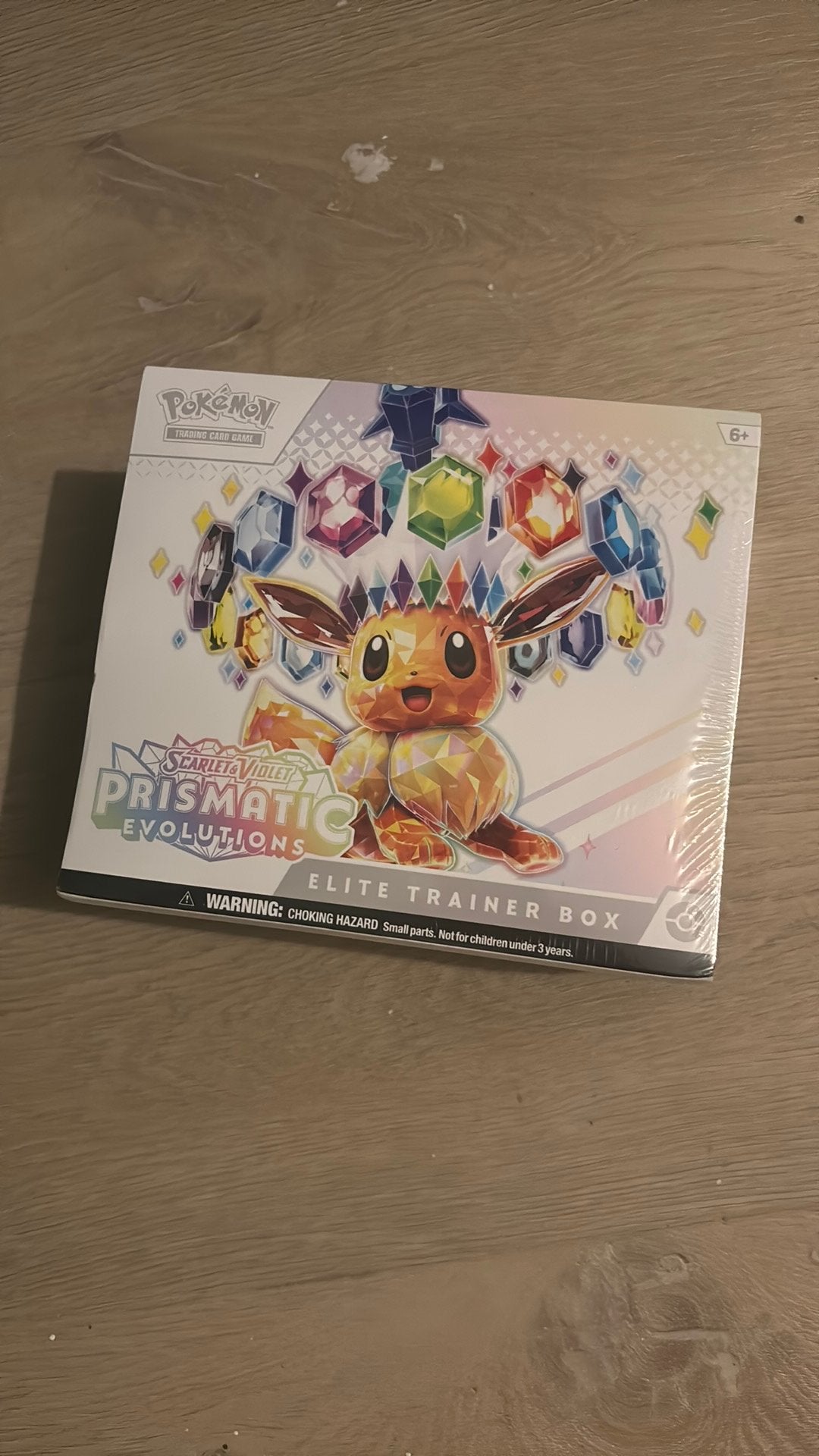 PRISMATIC EVOLUTIONS elite trainer box, Ophalen of Verzenden, Meer dan 50 stukjes, Zo goed als nieuw