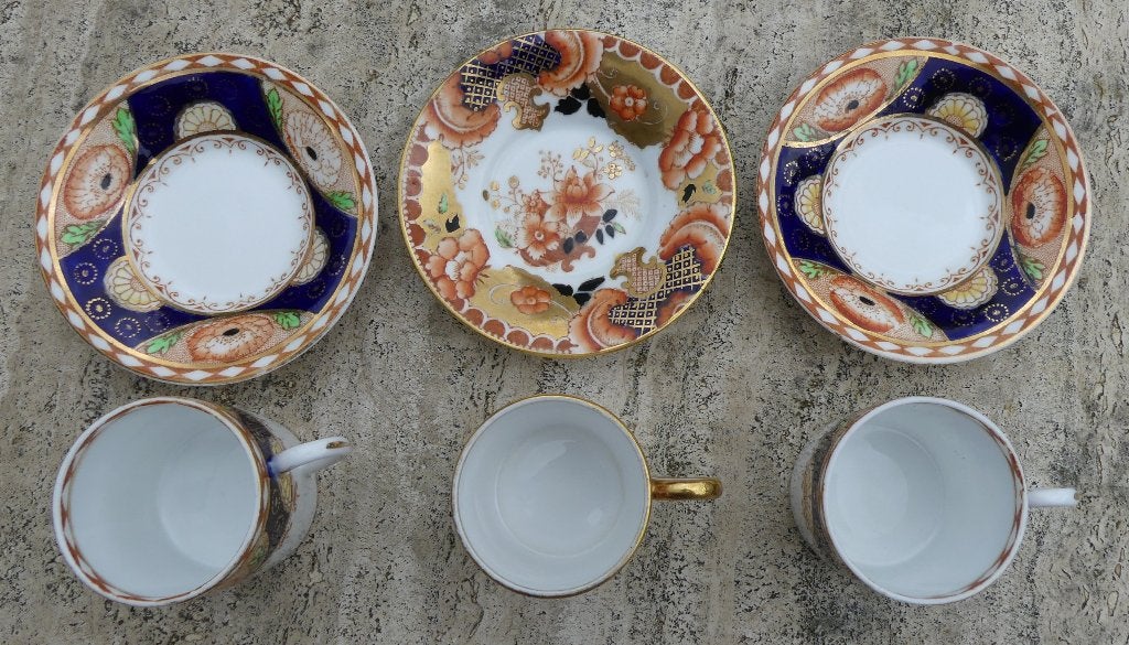 Royal Albert Crown China England 3 Espresso Kop en Schotels, Ophalen of Verzenden