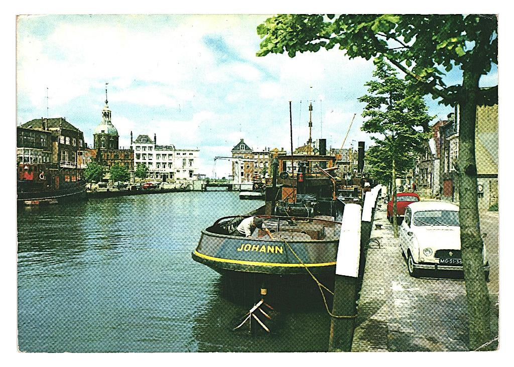 36614 Dordrecht ZH 1979 Sleepboot _Gelopen met mooie zegel, Ophalen of Verzenden, 1960 tot 1980, Gelopen, Zuid-Holland