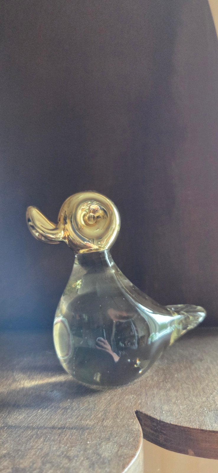 Scandinavisch design glazen eend, Ophalen of Verzenden