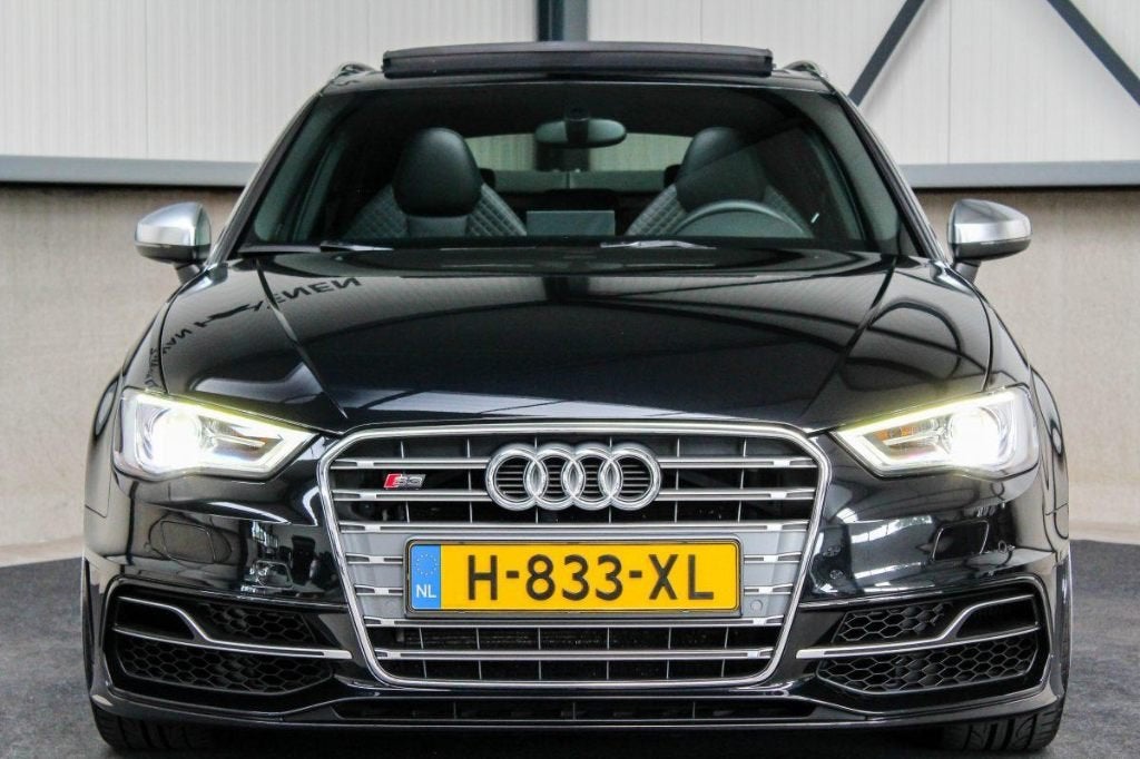 Audi S3 Sportback 2.0TFSI Quattro 300pk S-Tronic, Auto's, Automaat, Zwart, 4 cilinders, Zwart
