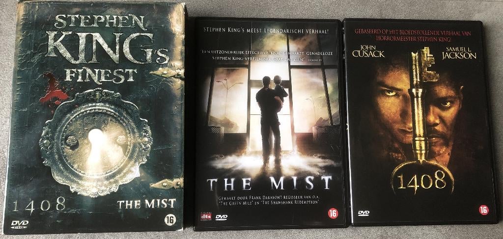 STEPHEN KING'S FINEST - 1408/THE MIST - 2 DVD BOX, Vanaf 16 jaar, Ophalen of Verzenden, Zo goed als nieuw, Overige genres