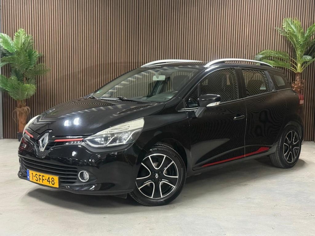 Renault Clio Estate 0.9 TCe Expression (bj 2013), Auto's, Renault, Voorwielaandrijving, Stof, Zwart, Origineel Nederlands