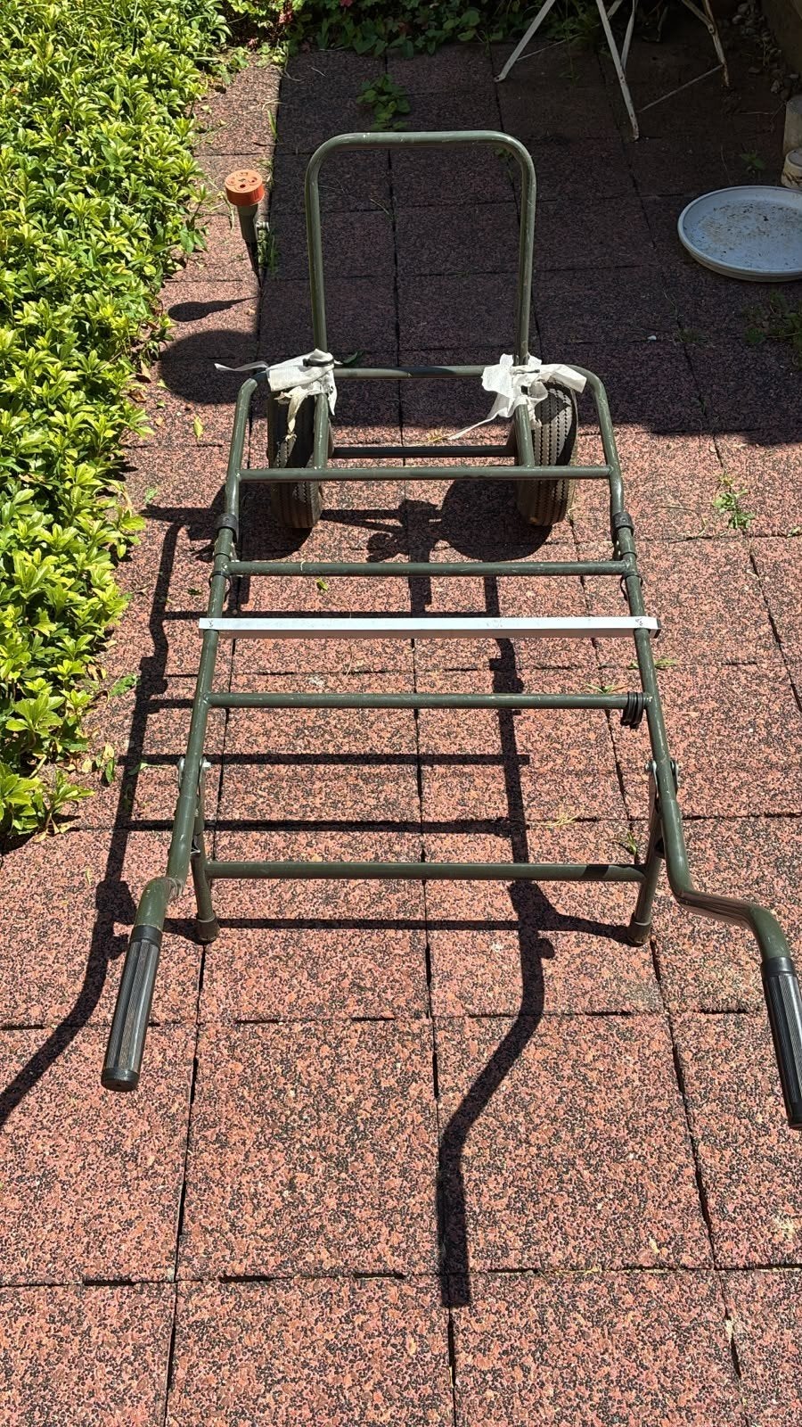 Stevige Transportkar voor Tuin of Vissen, Ophalen, Gebruikt, Handmatig, Onbekend