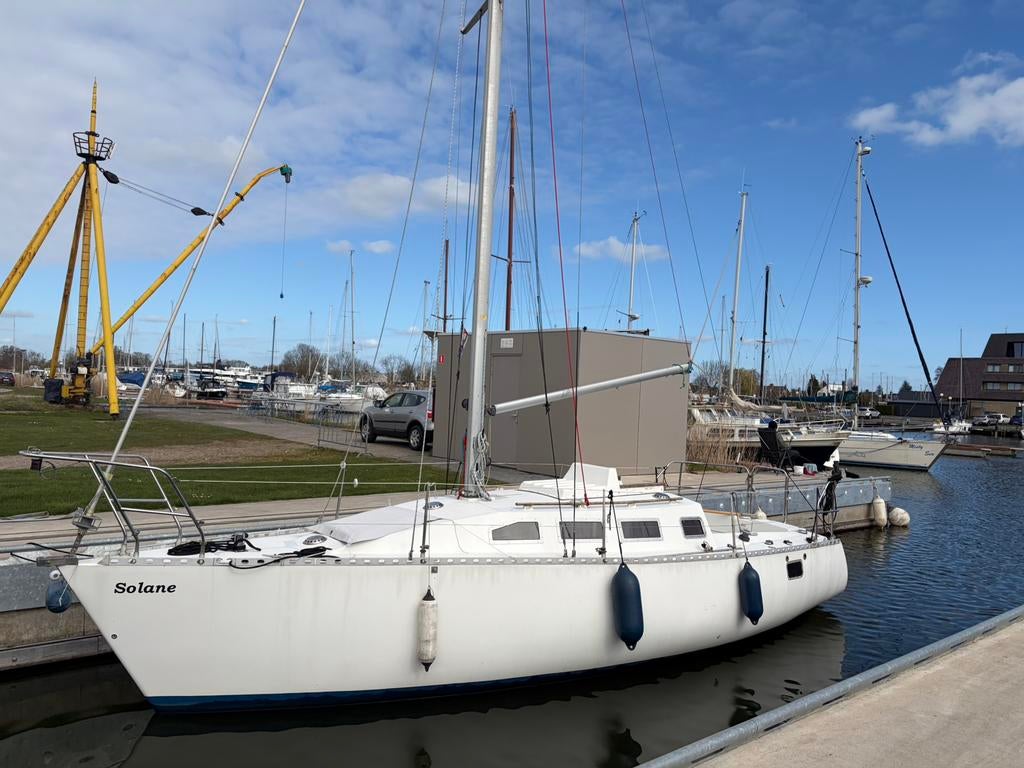 Fijne kimkieler biloup 9 meter met ligplaats in Lemmer, Ophalen, Gebruikt, Polyester, Diesel