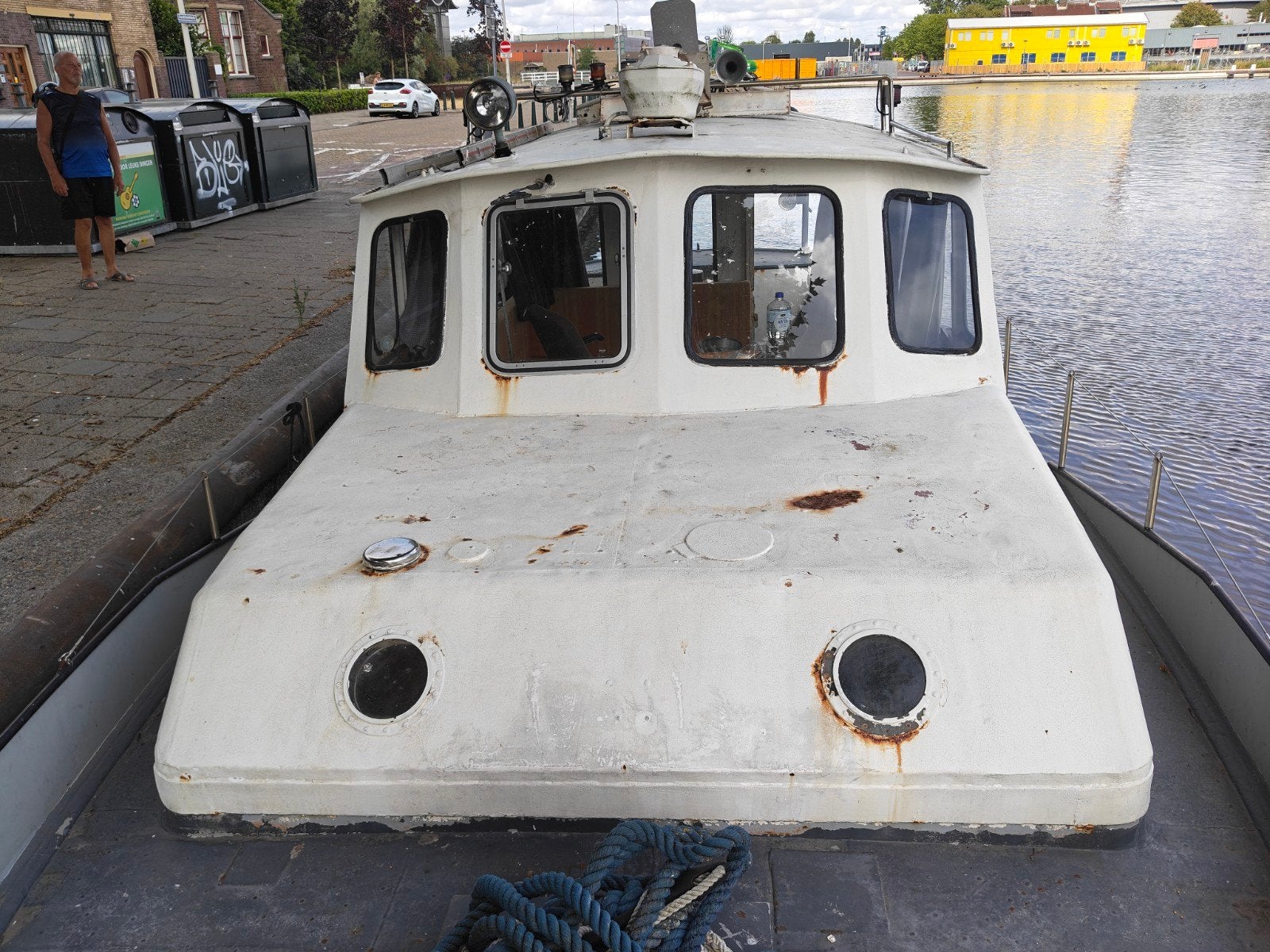 Project, Bieden-waarde na refit  25000,-, Watersport en Boten, Motorboten en Motorjachten, Staal, Overige merken, Gebruikt, 11 m