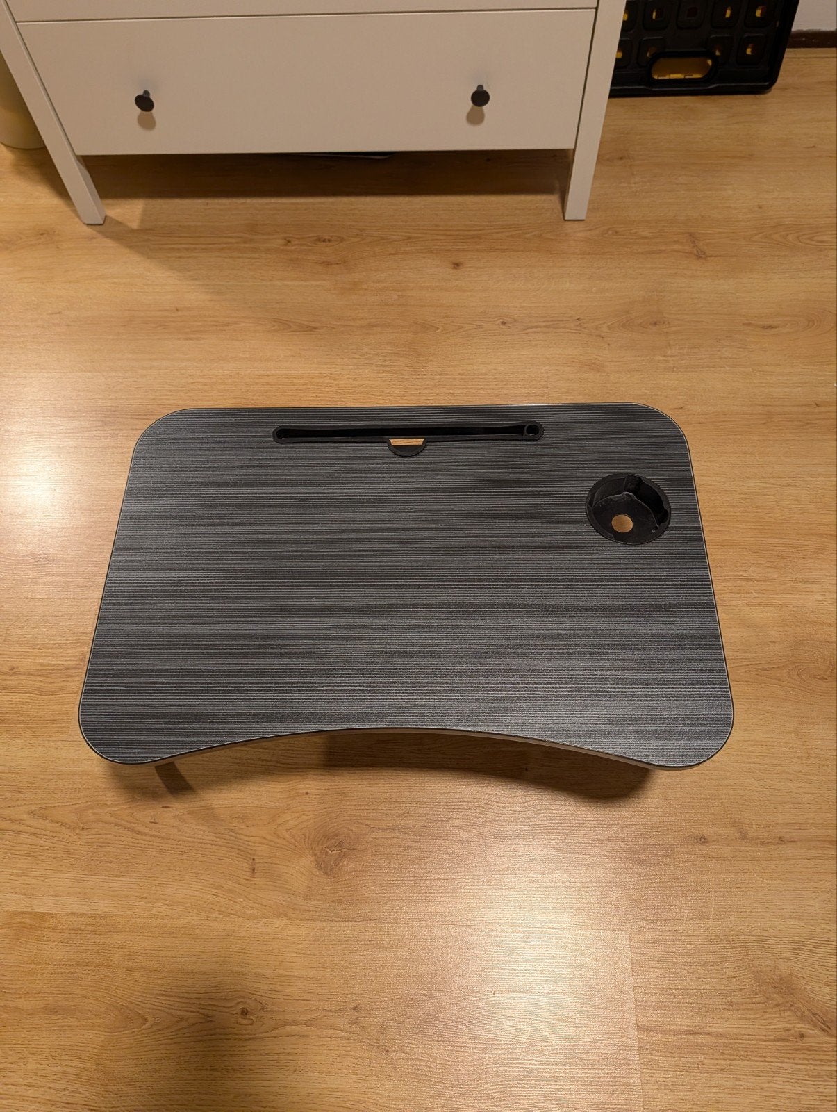 Opvouwbare laptoptafel / bedtafel - Zwart, Ophalen of Verzenden, Zo goed als nieuw
