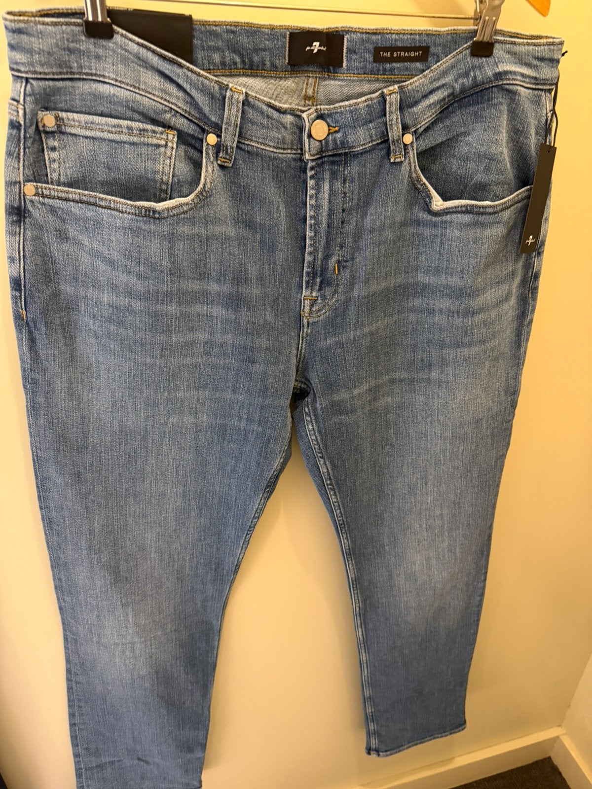Nieuwe 7 For all Mankind The Straight jeans W36, Verzenden, Nieuw, Blauw, W36 - W38 (confectie 52/54)