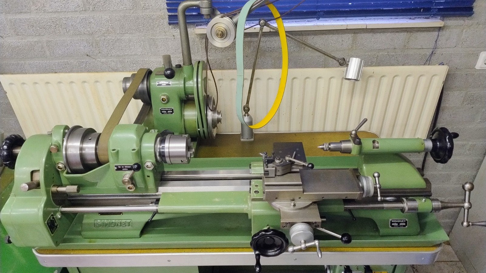 Simonet Zwitserse precisiedraaibank – 230V – Topstaat & zeer, Ophalen