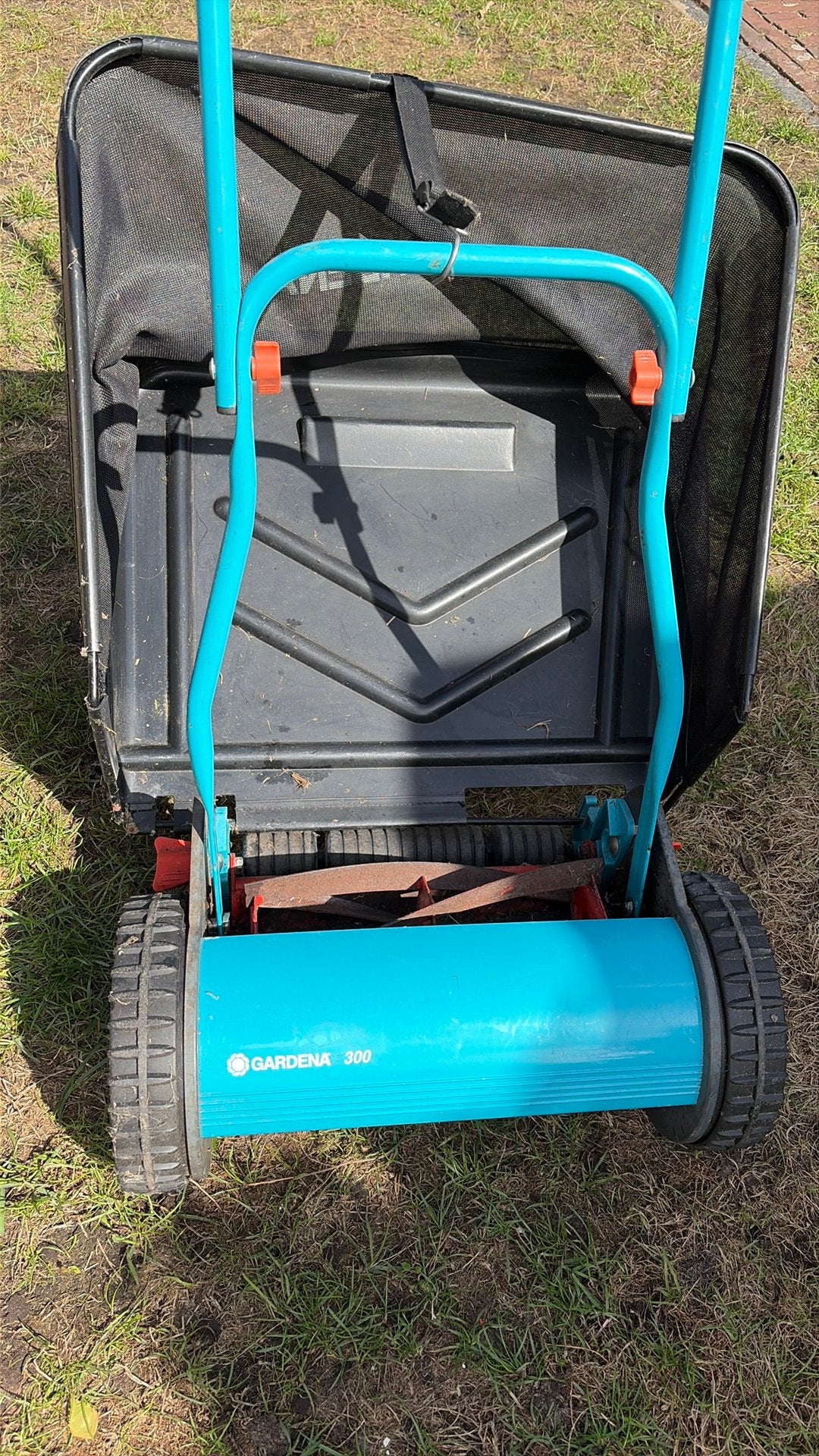 Gardena 300 handmaaier met opvangbak, Ophalen, Gebruikt, Handgrasmaaier, Opvangbak