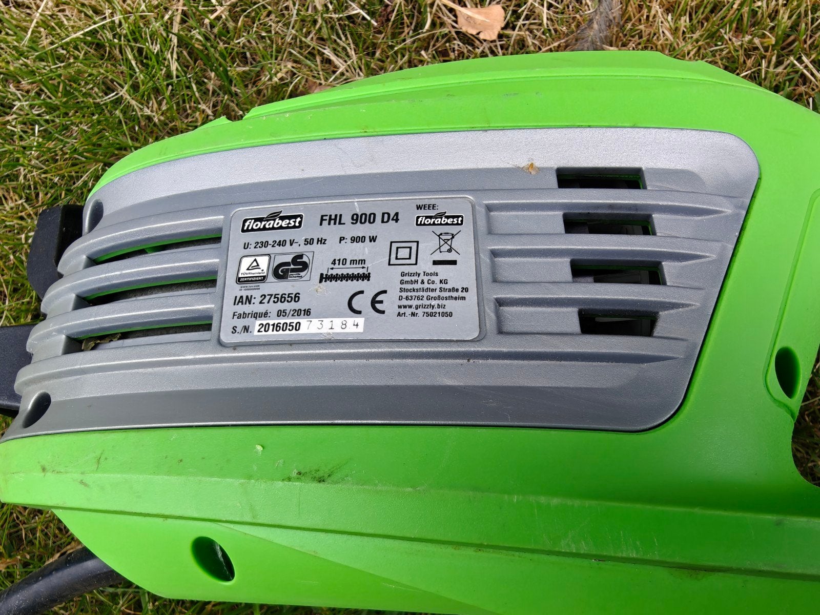 Stok heggeschaar Florabest FHL 900 D4, Tuin en Terras, Heggenscharen, Ophalen, Elektrisch