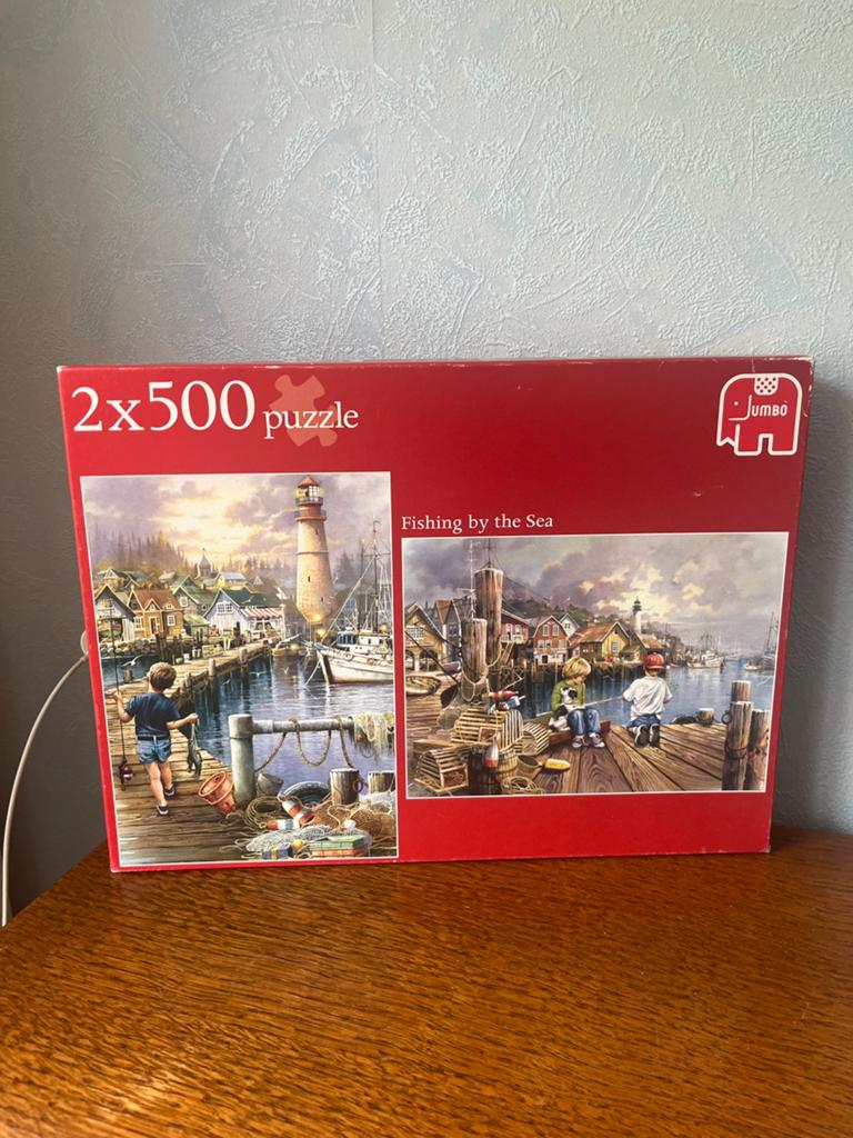 2 x 500 stukjes puzzel, Ophalen of Verzenden, 500 t/m 1500 stukjes