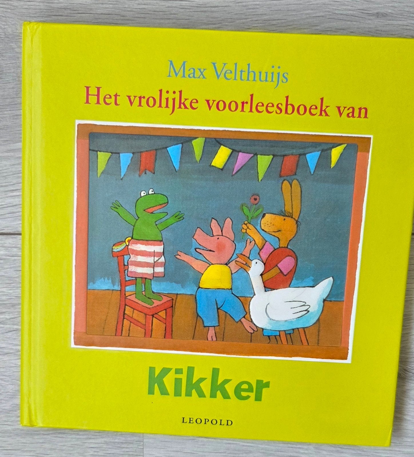 Max Velthuijs - Het vrolijke voorleesboek van Kikker, Max Velthuijs, Jongen of Meisje, Ophalen of Verzenden, Zo goed als nieuw
