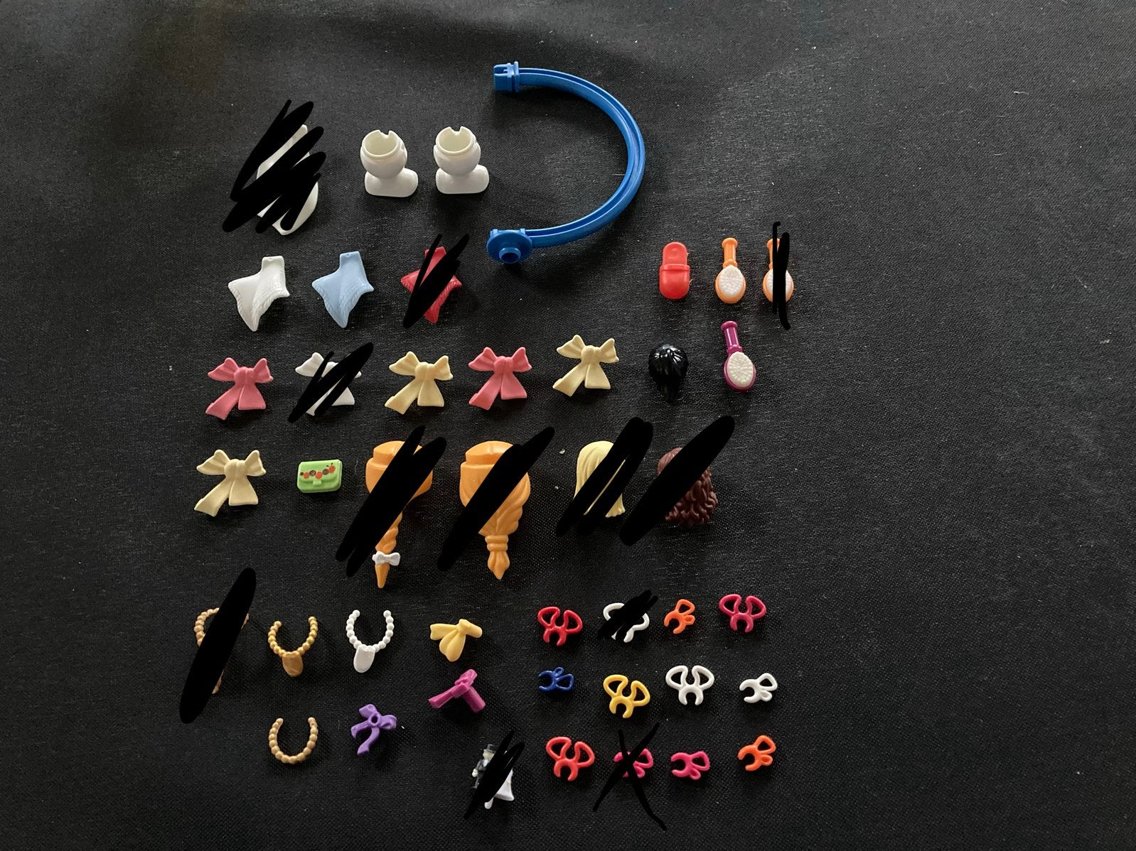 Playmobil strik , borstel ed…., Ophalen of Verzenden, Zo goed als nieuw