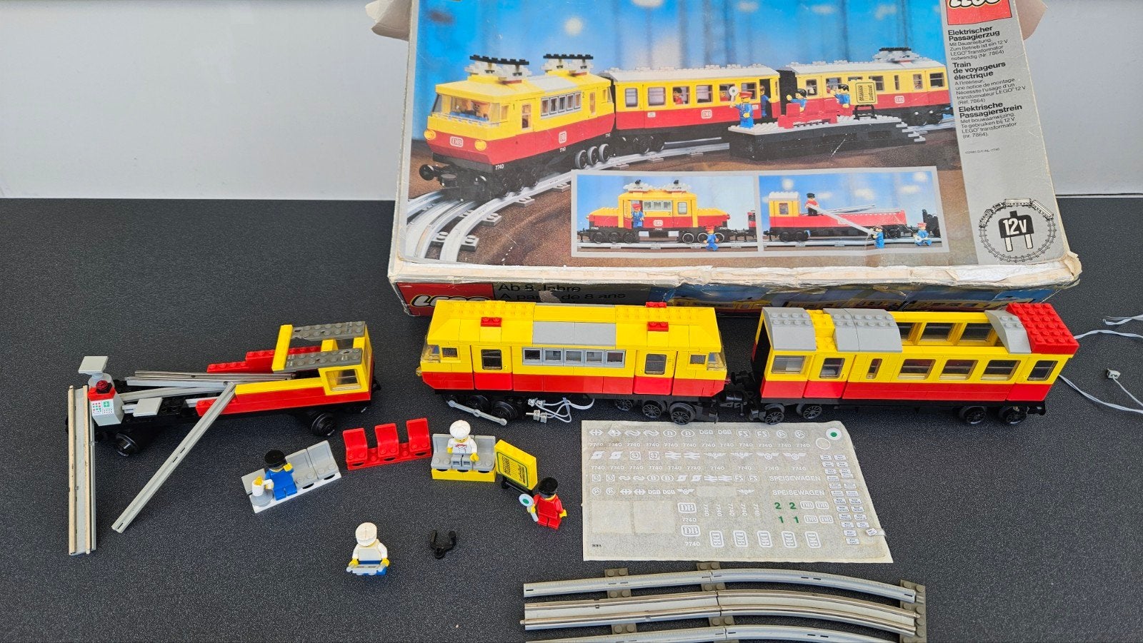 Lego Trein 7740 - Nagenoeg Compleet met Doos en Instructies, Ophalen of Verzenden