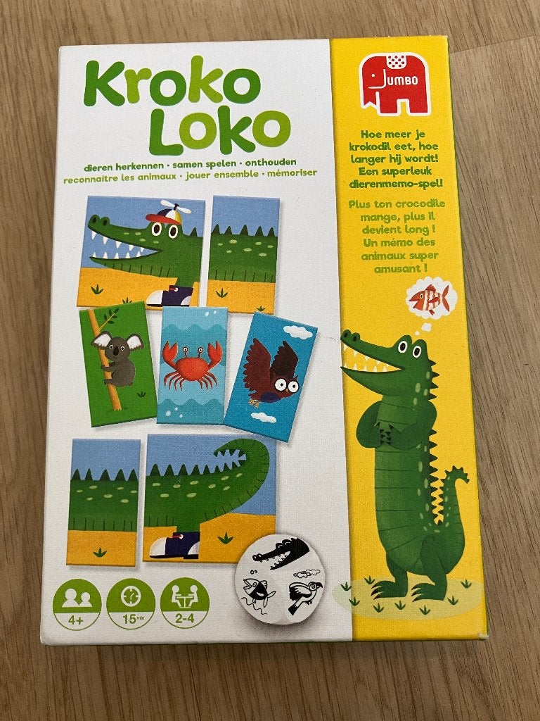 Kroko Loko, Drie of vier spelers, Ophalen of Verzenden, Zo goed als nieuw, Jumbo