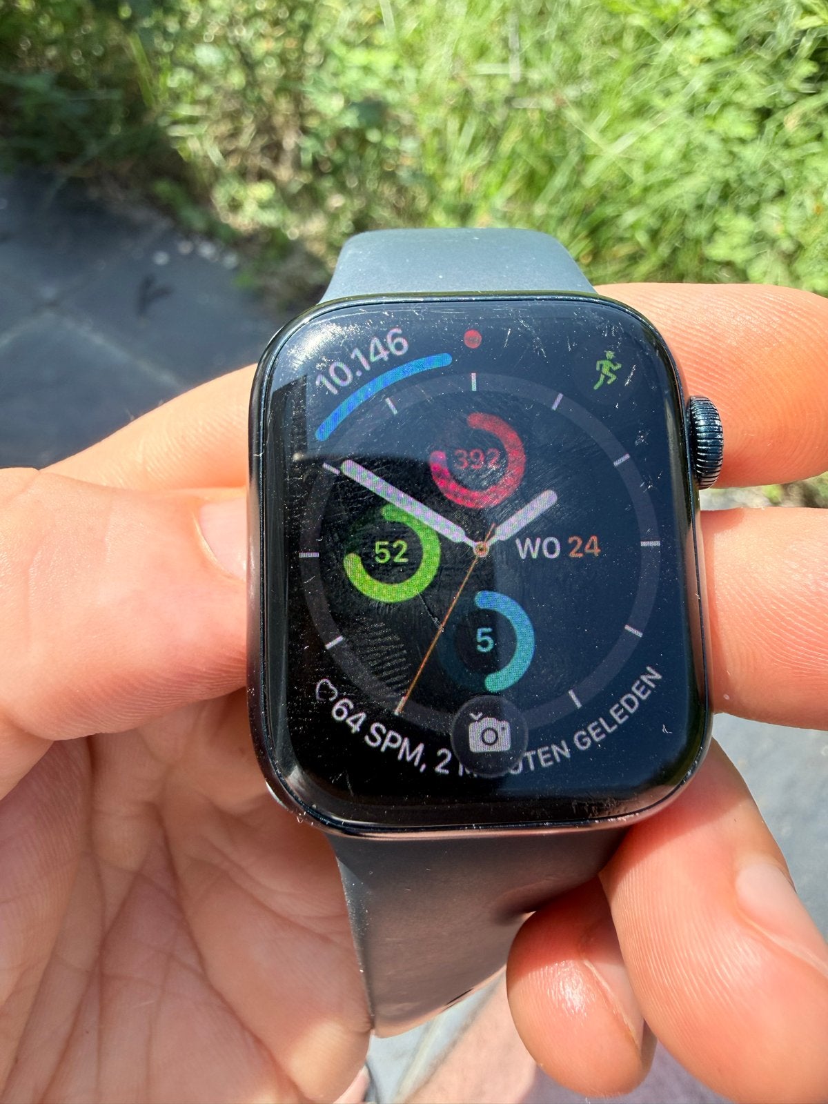 Apple Watch Series 7 (GPS + Cellular) 41mm met oplader, Gebruikt, Hartslag, Zwart, IOS
