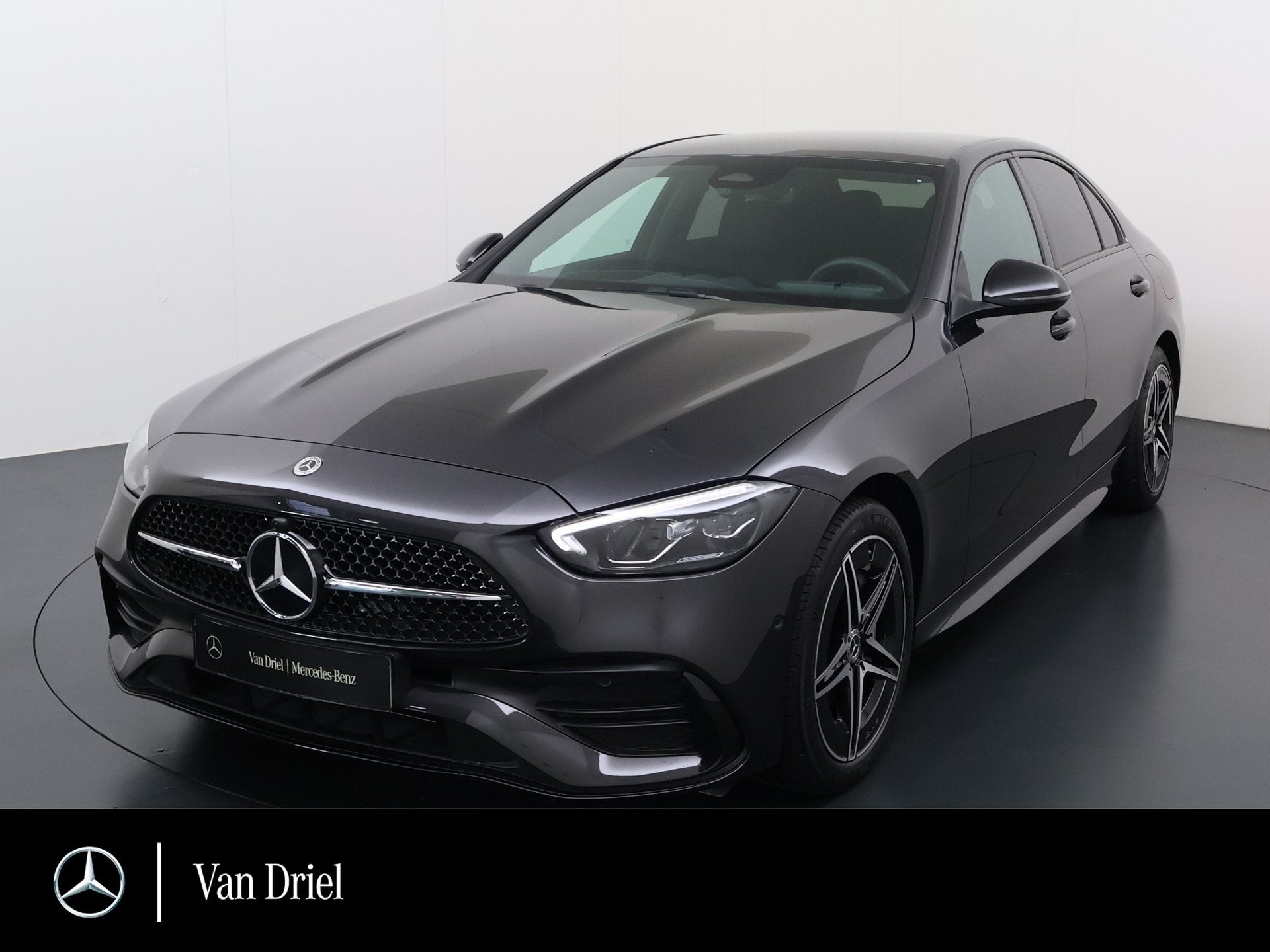 Mercedes-Benz C-Klasse 300 e AMG Line | Burmester Night, Auto's, Automaat, Achterwielaandrijving, Zwart, 4 cilinders