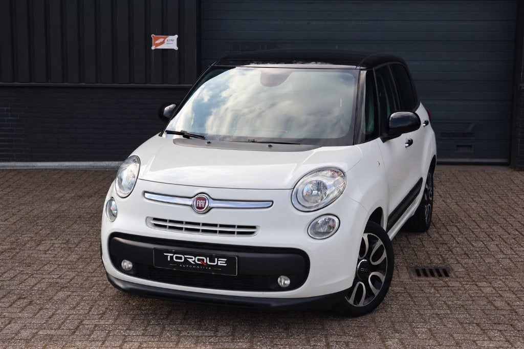 Fiat 500L 0.9 TwinAir 2013 | Nieuwe koppeling | Pano | NAP, Stof, Zwart, Wit, Origineel Nederlands