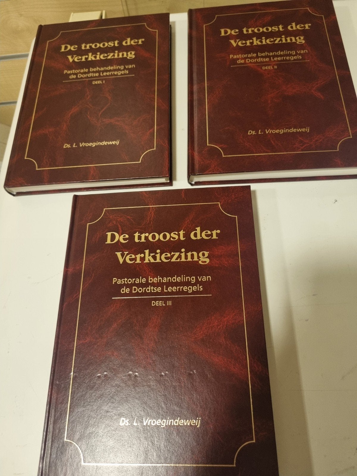 Ds. L.Vroegindeweij. De troost der verkiezing. DL. 3 delen., Ophalen of Verzenden