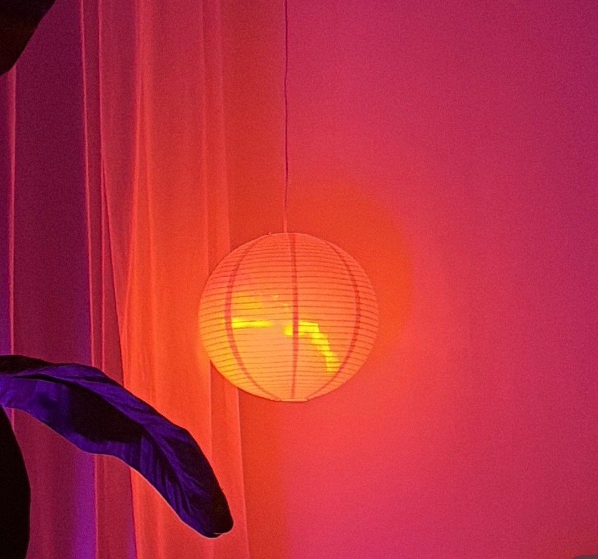 2 IKEA REGOLIT Hanglampen met snoerpendel, Ophalen, Nieuw, Textiel, E27 (groot)