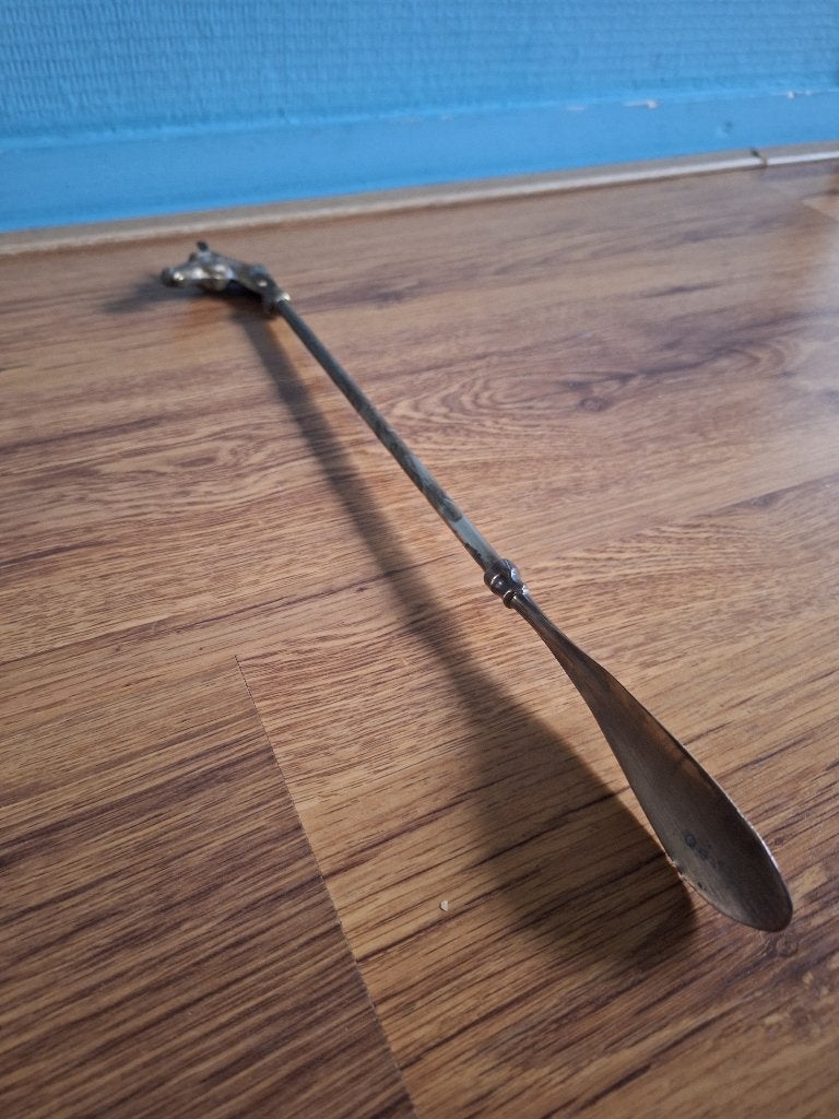 Vintage koperen schoenlepel, Ophalen of Verzenden, Koper