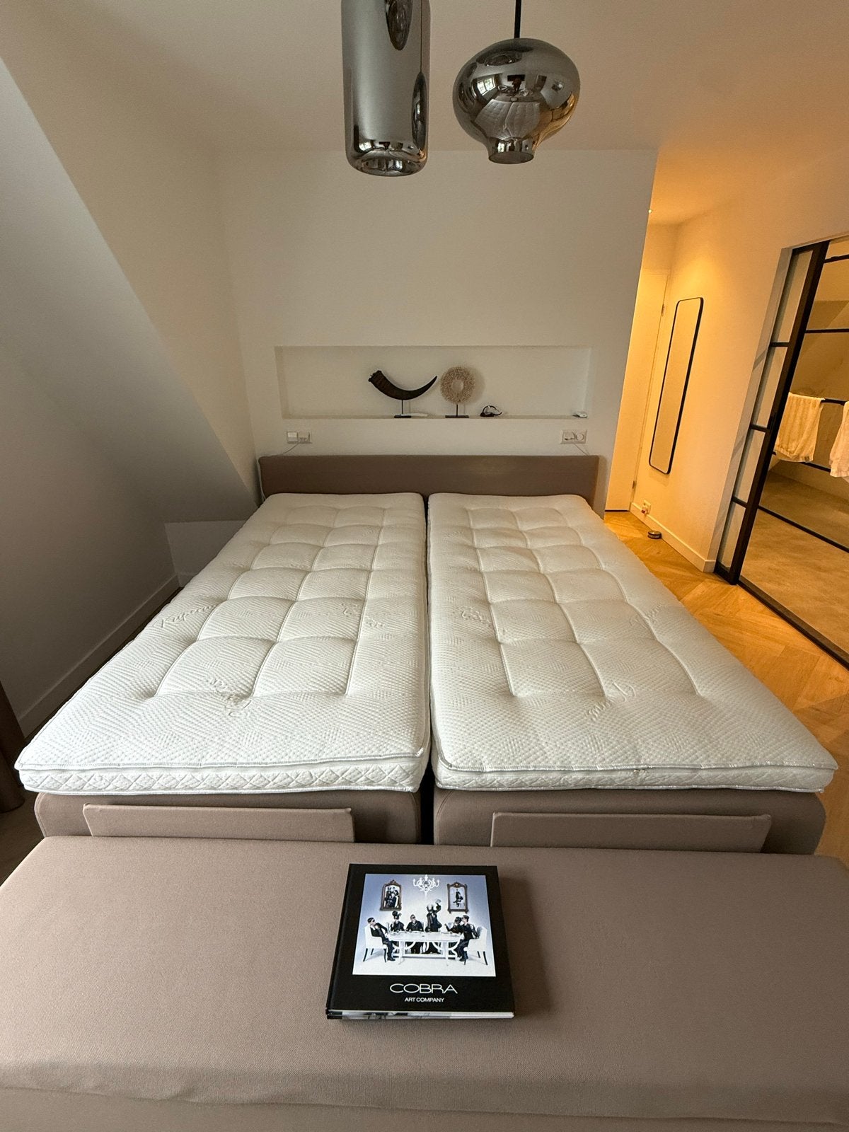 Kuperus Toppers Bed 200 x 90 -  2 stuks Zo goed als nieuw, Ophalen, 90 cm, Eenpersoons, Matras