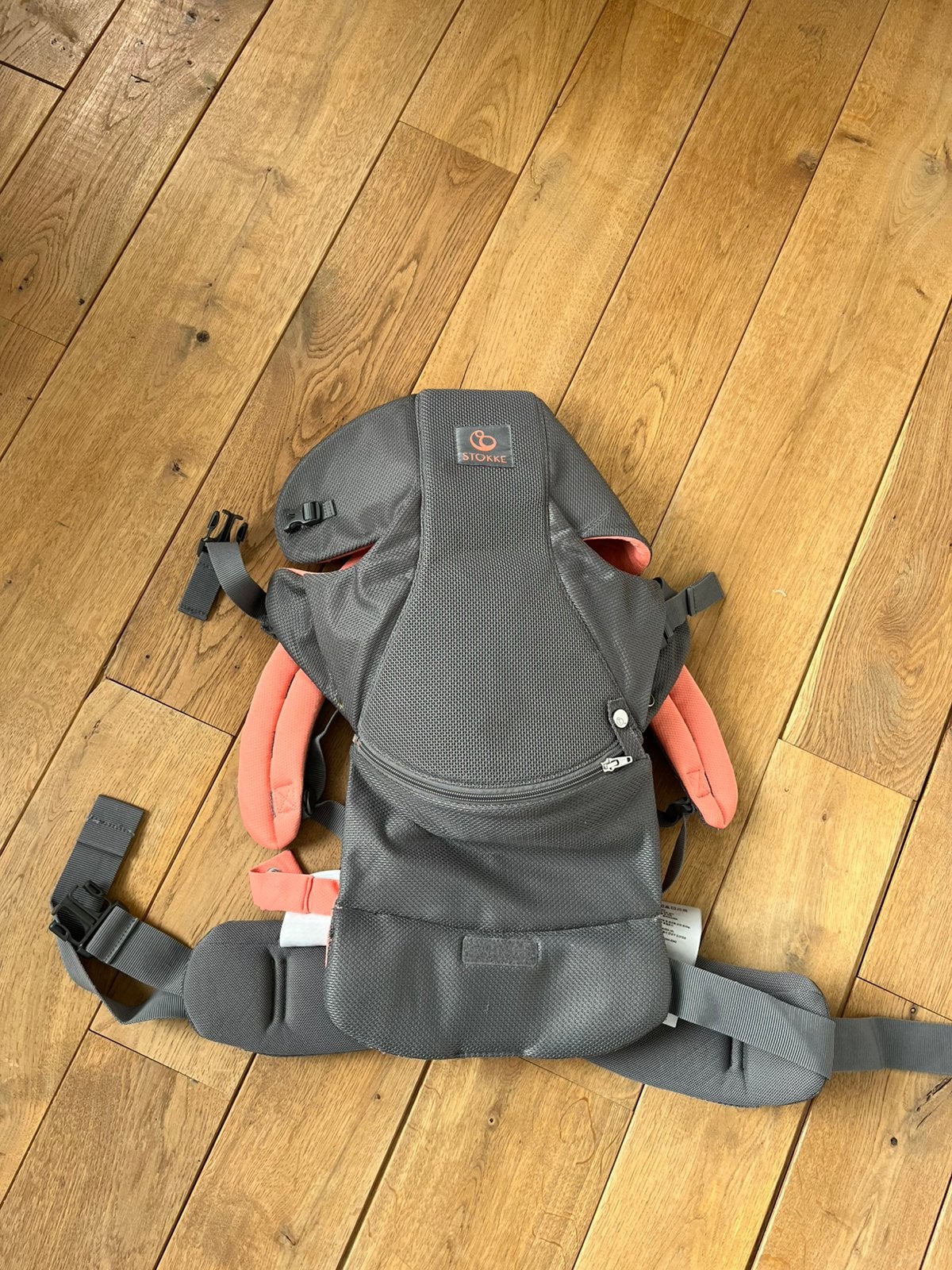Stokke draagzak, Kinderen en Baby's, Babydragers en Draagdoeken, Buik of Rug, Zo goed als nieuw, Draagzak, Ophalen