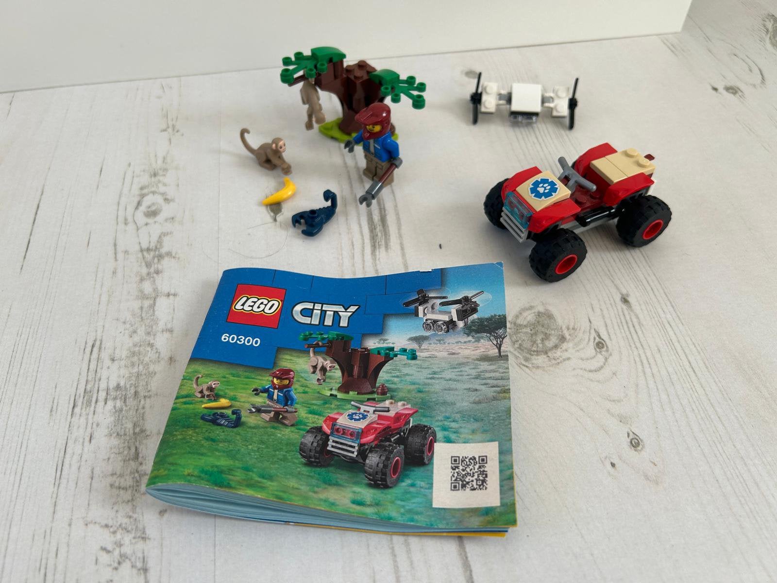 60300 - COMPLEET + boekje dieren minifigure Wildlife Rescue, City, Lego, Ophalen of Verzenden, Complete set