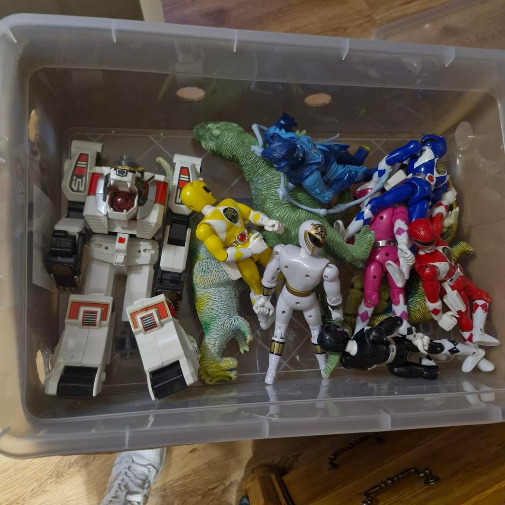6 Power Rangers, Ophalen of Verzenden, Gebruikt